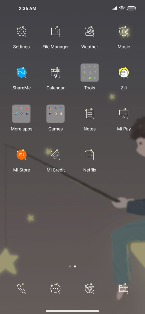 Star fishing screenshot