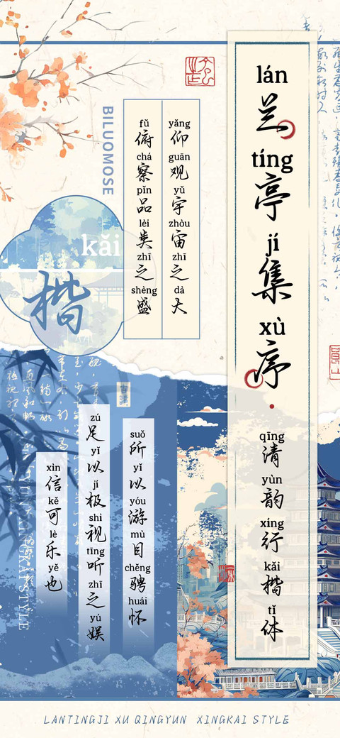 兰亭集序清韵行楷体 screenshot