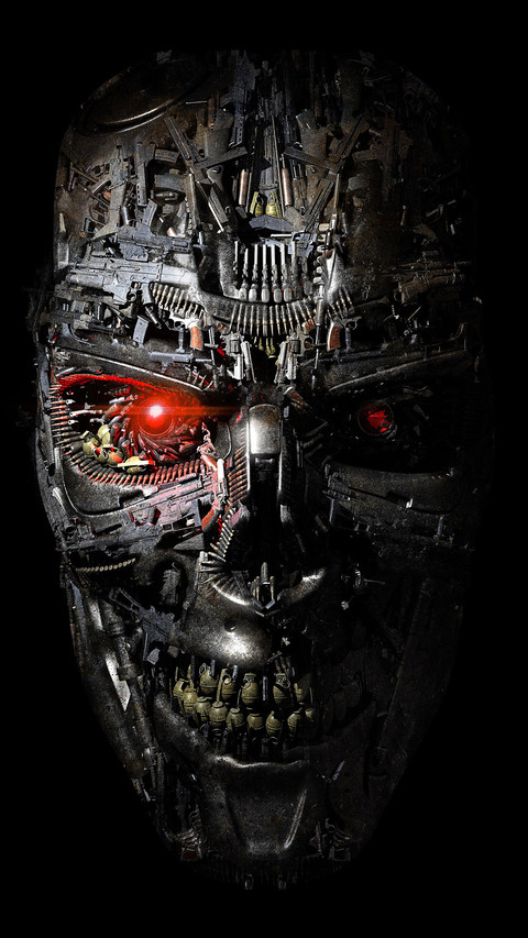 Terminator-Genisys-Robot-Skull-Face-Machine-Red-Eye-WallpapersByte-com-1080x1920 (1) screenshot