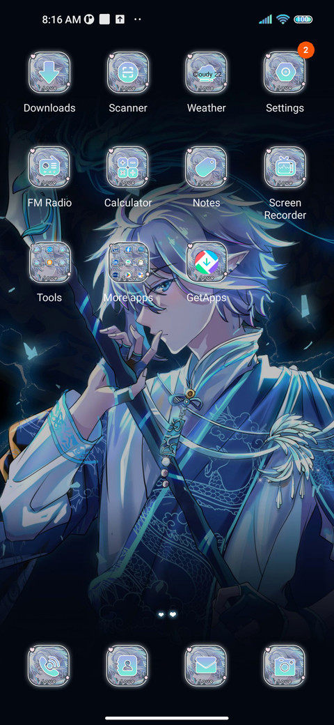 Silver-haired boy screenshot