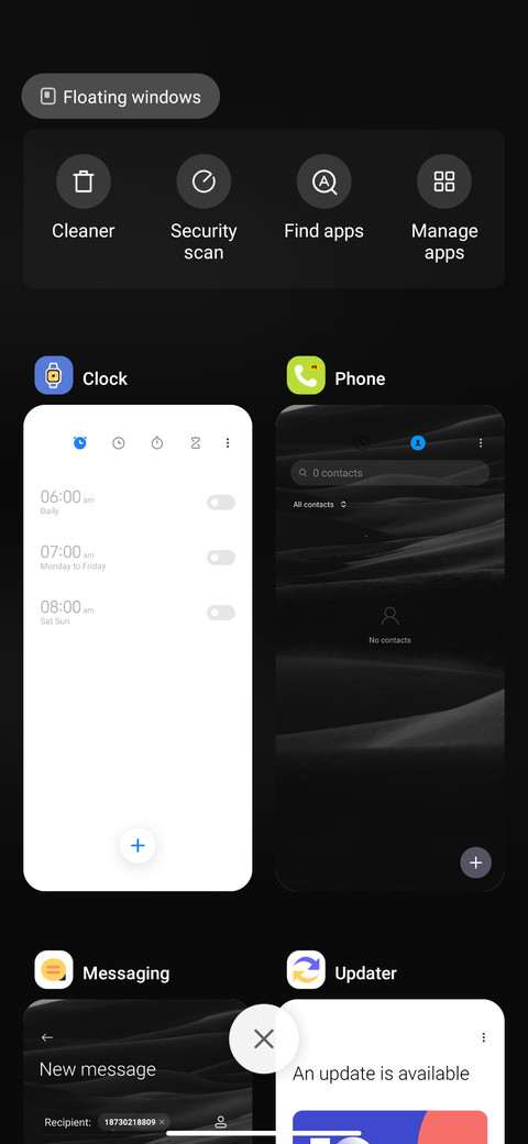 Trendy contrasting screenshot