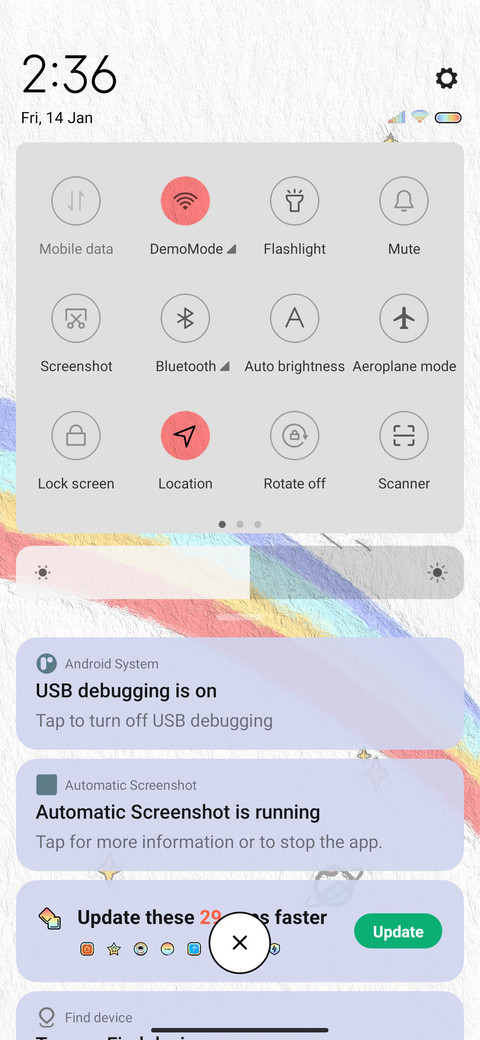 Rainbow astronauts screenshot
