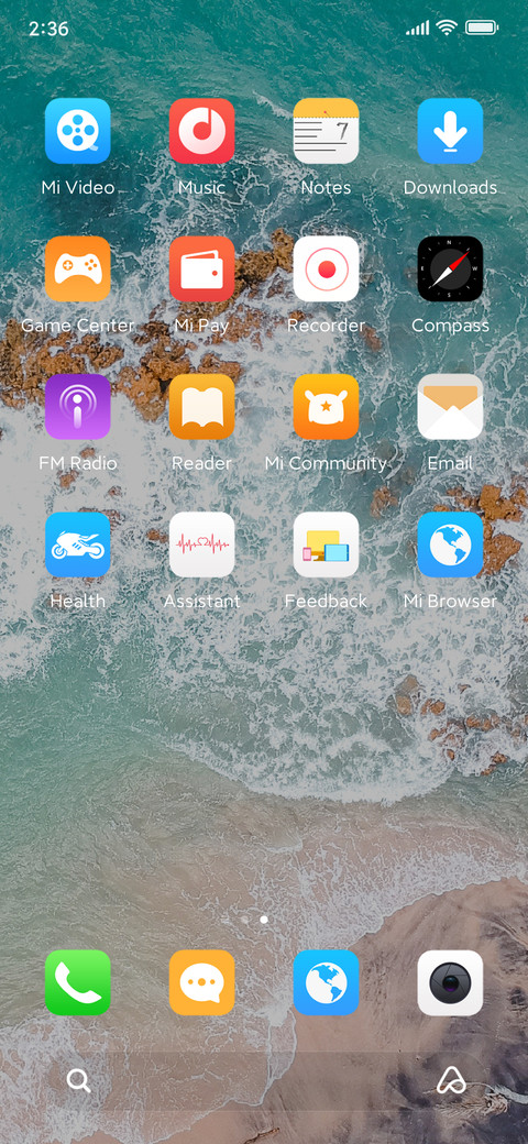 Beach screenshot