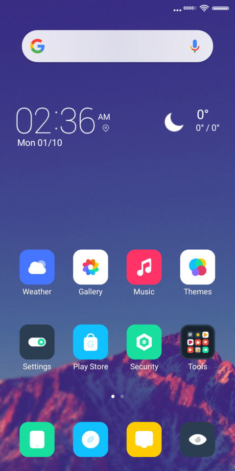 Purple Blue screenshot