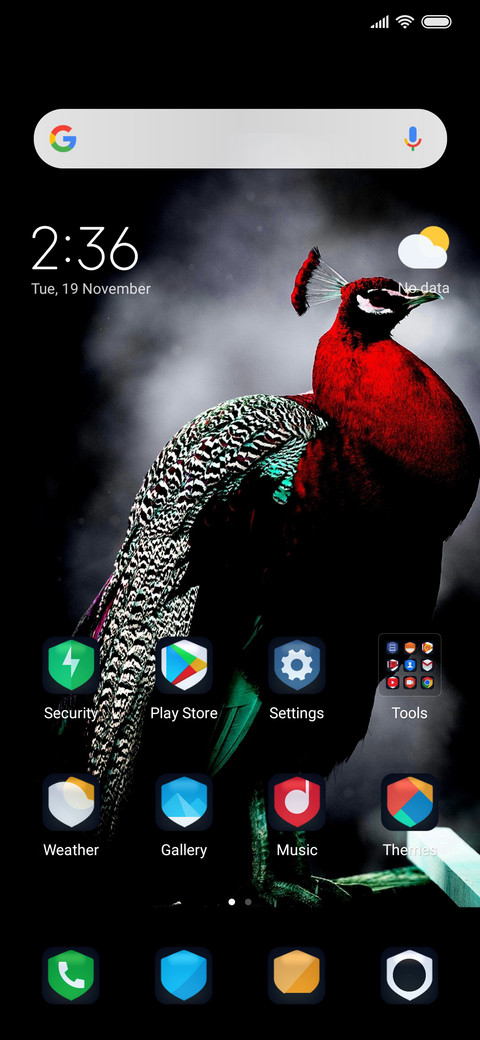 Red Peacock_DWM3 screenshot