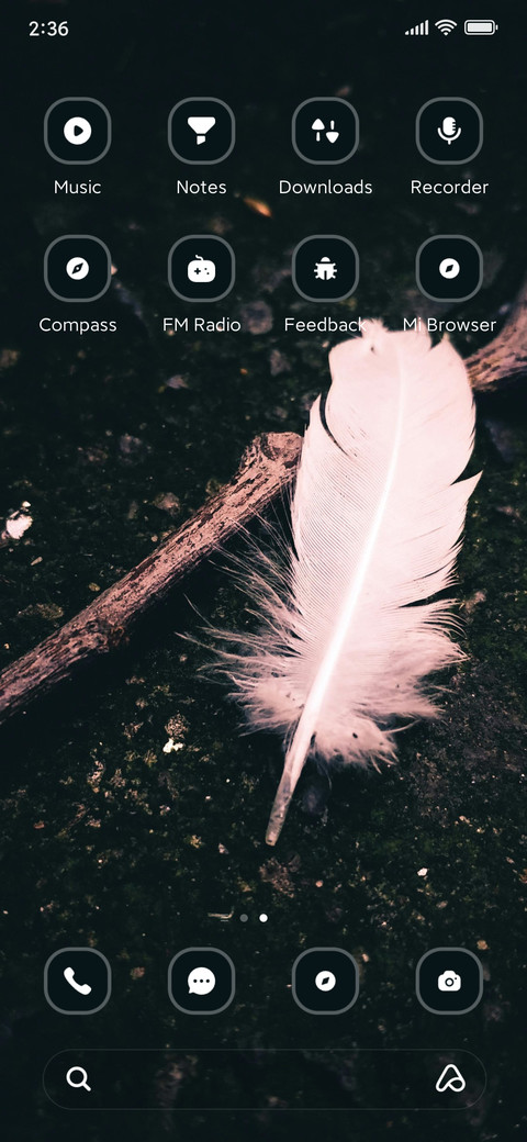 Feather screenshot