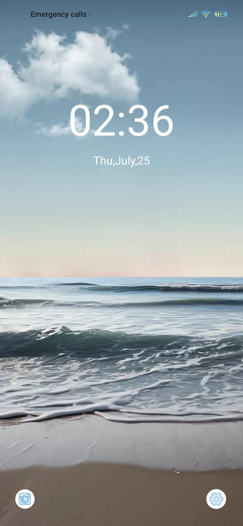 Peaceful beach screenshot