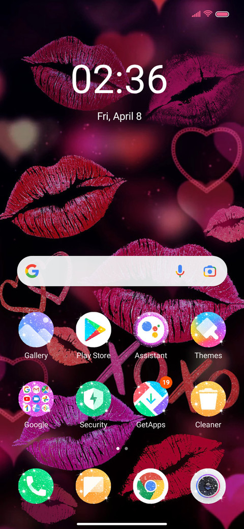 Neon lip love screenshot