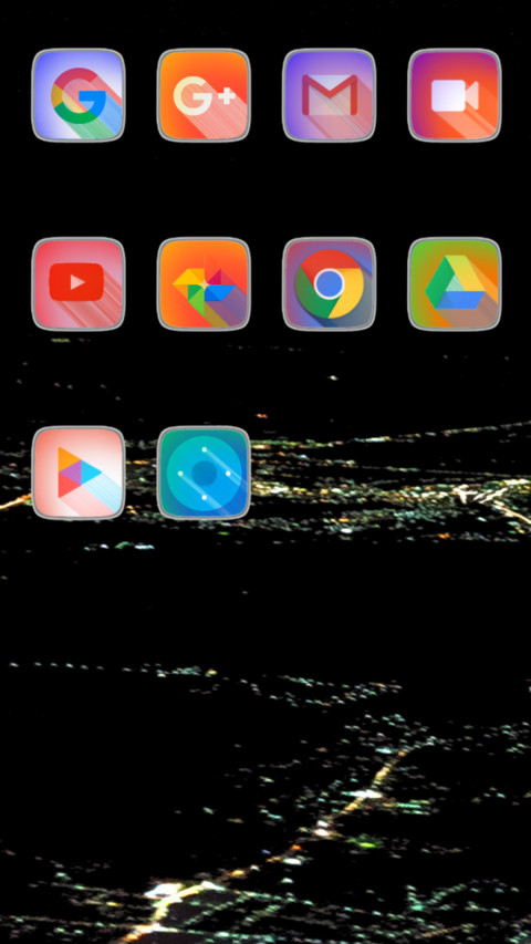 City night lights screenshot