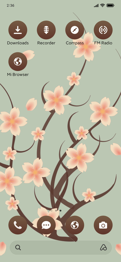 Cherry blossoms screenshot