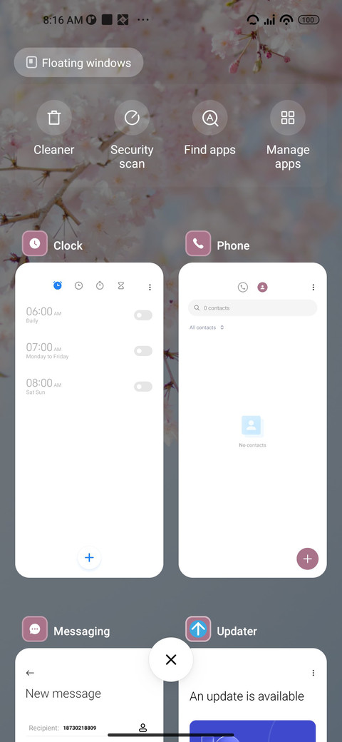 Cherry blossom screenshot