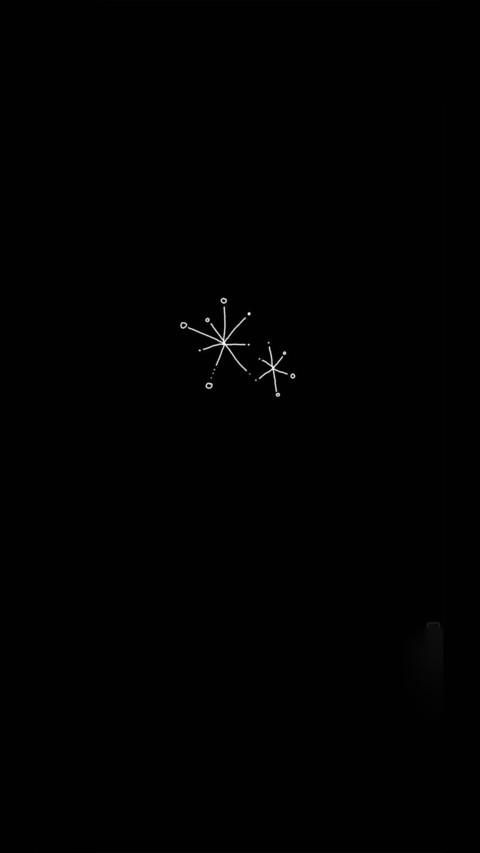 Black minimalist wallpaper screenshot