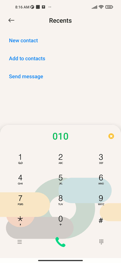 Geometric dot screenshot