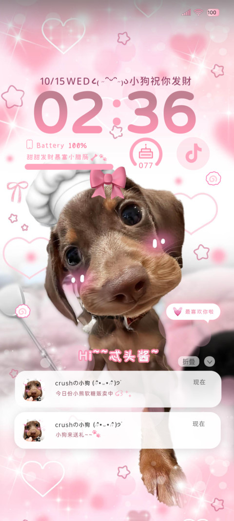 腊肠狗署名更喜欢你 screenshot