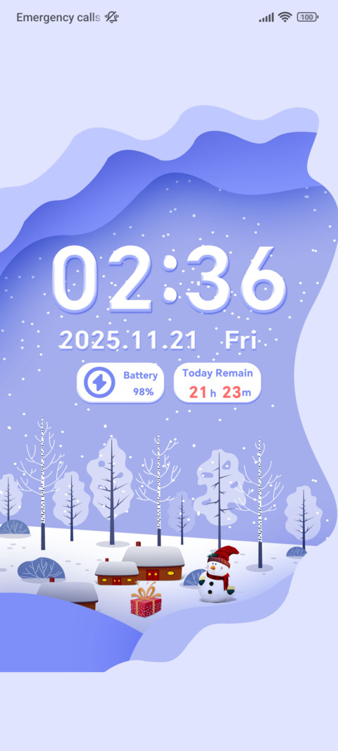Snowfall Night screenshot