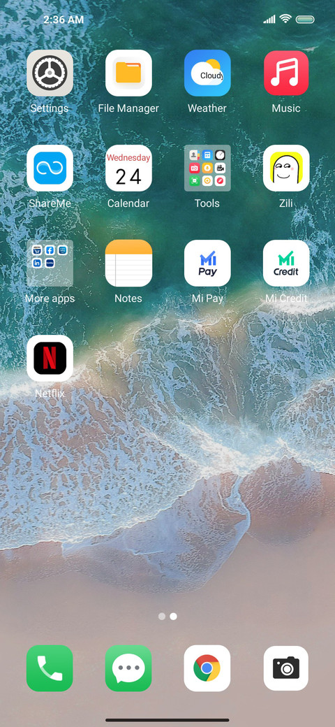 Original ocean screenshot