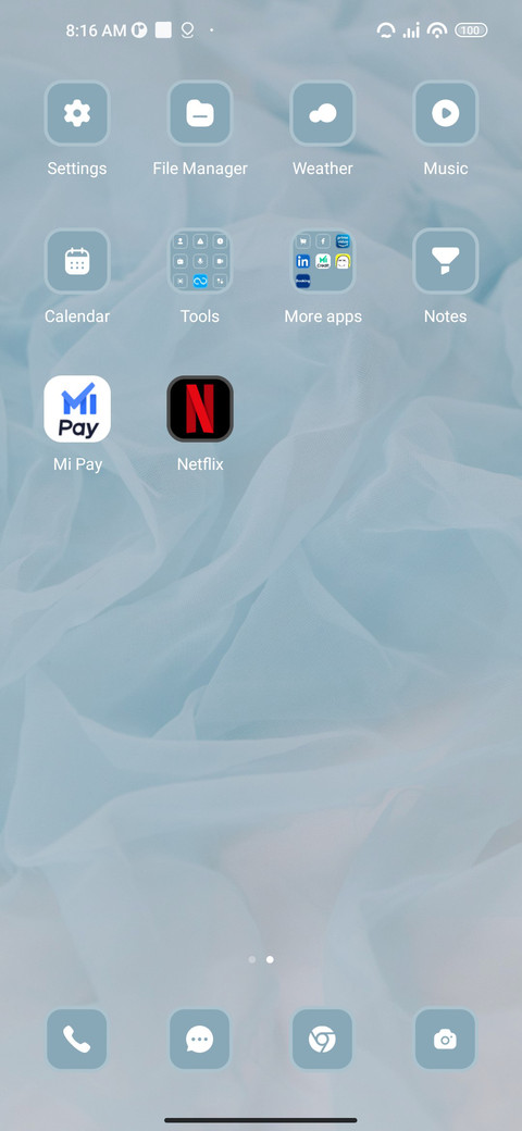Blue Pastel screenshot