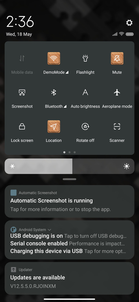 Wood grain puzzle screenshot