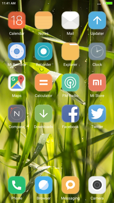 iOS Green Grass screenshot