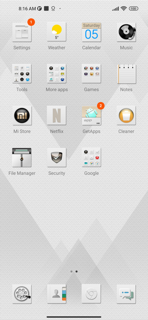 Neumorphism screenshot