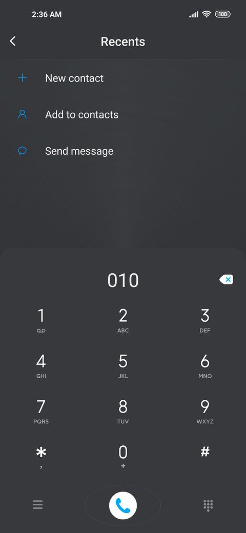 Business big dial screenshot
