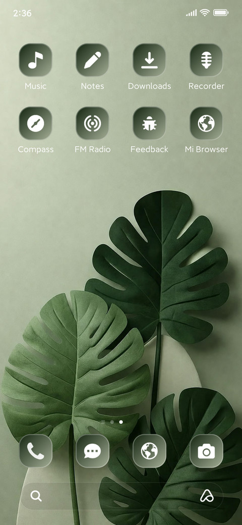 Monochromatic screenshot