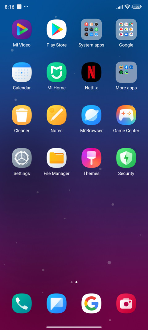 Hyper One UI screenshot
