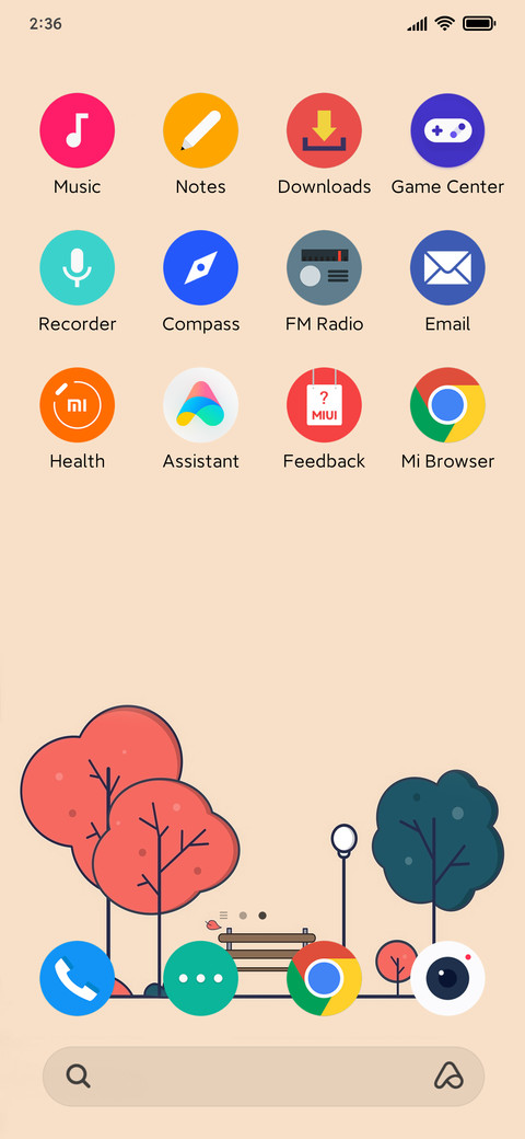 Flat Circular screenshot