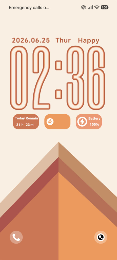 Retro Brown Time screenshot