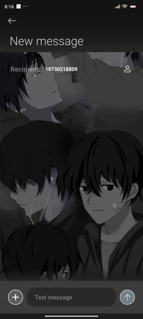 Sorrowful boy screenshot