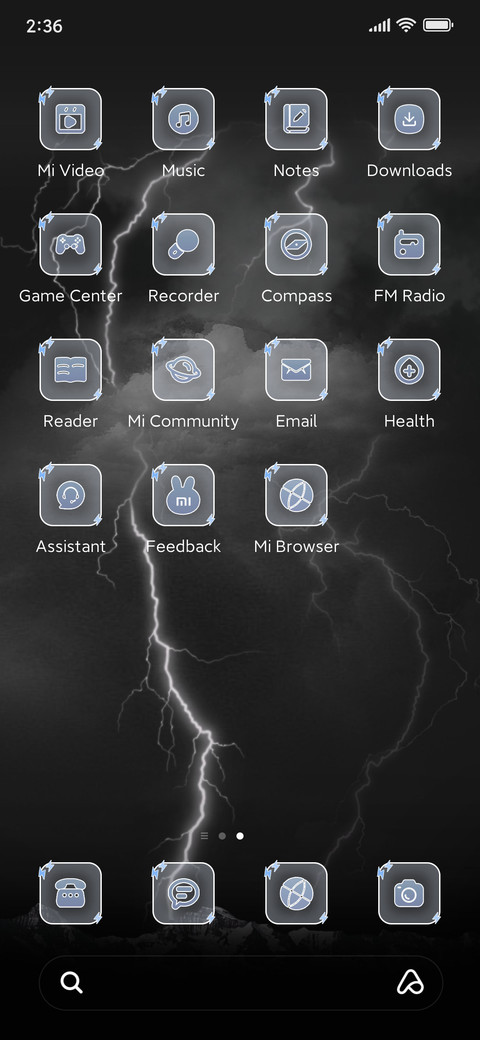 Dynamic lightning screenshot