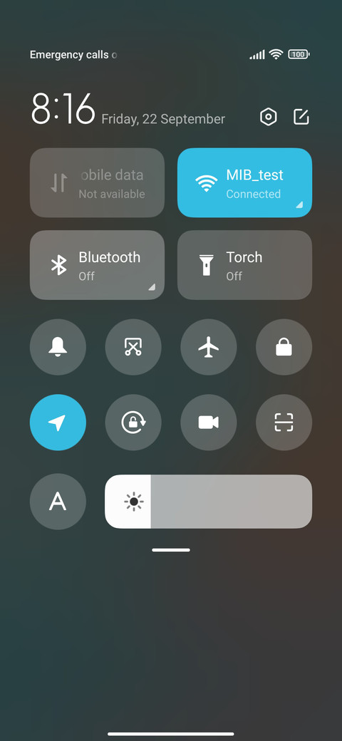 Geometric circle screenshot
