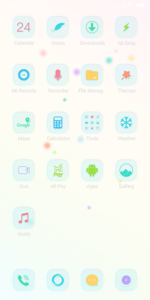Pure color screenshot