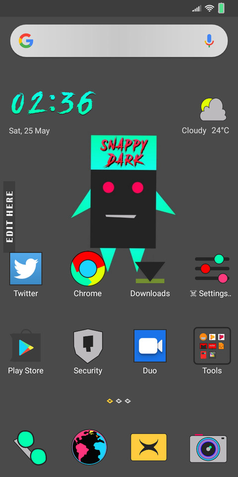 Snappy Dark  screenshot