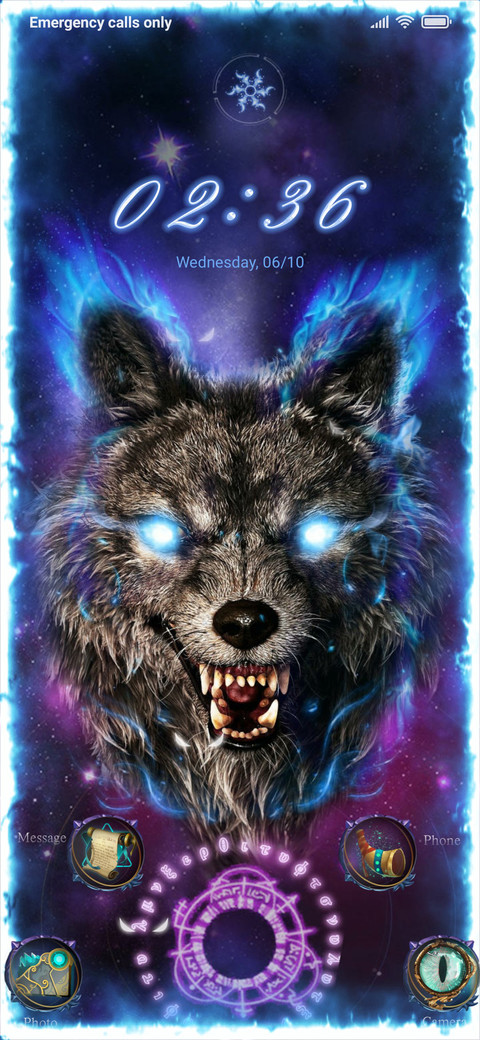 Super cool wolf screenshot