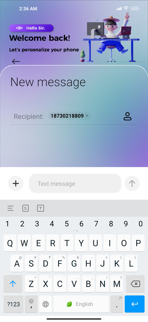 Glassmorph ui Lite screenshot