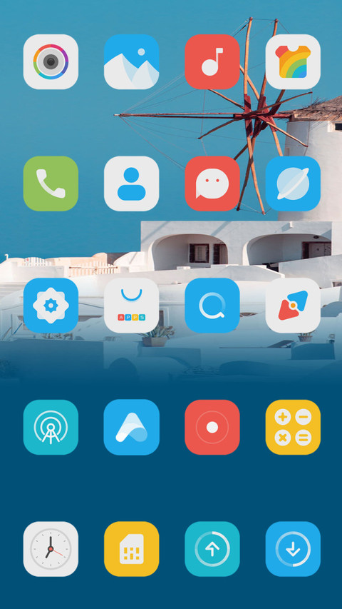 Deep blue screenshot