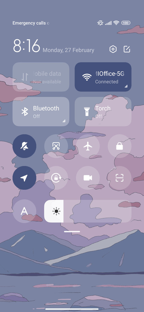Ukiyo-e clouds screenshot