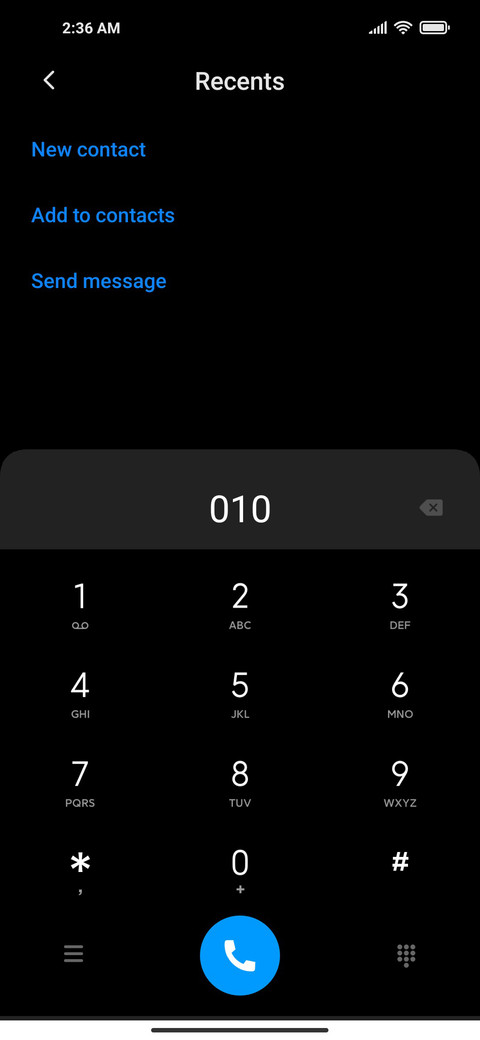 Dynamic blinking screenshot