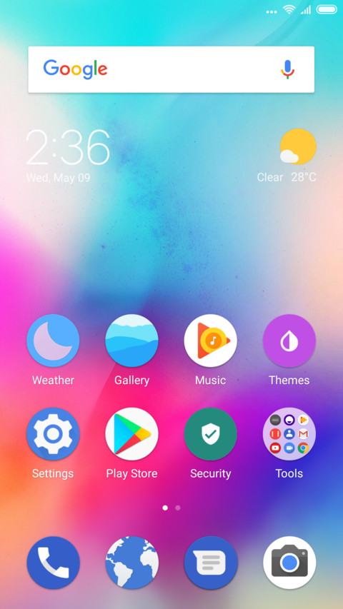 Android P DarkUi screenshot