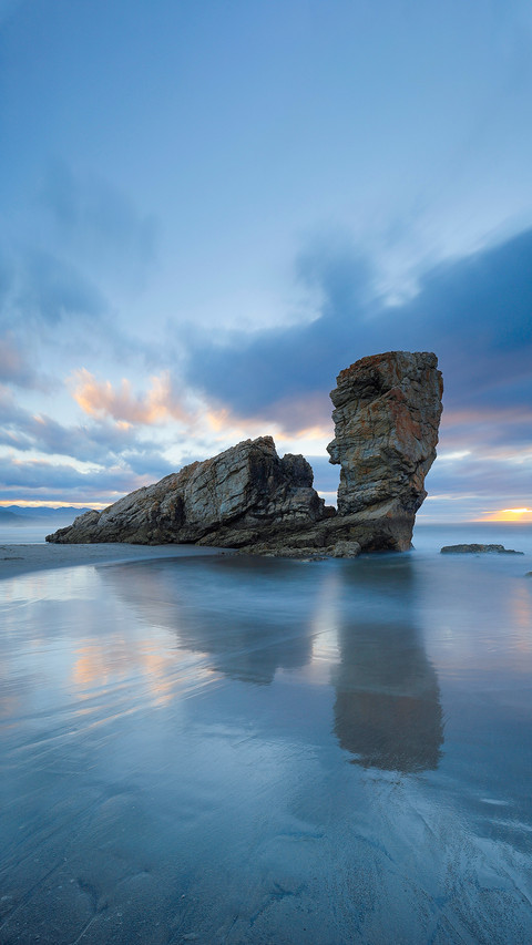 A long exposure at sunset in the Playón de Baya screenshot