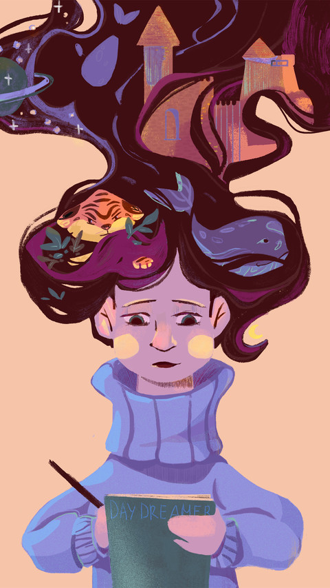 Cartoon anime illustrations screenshot