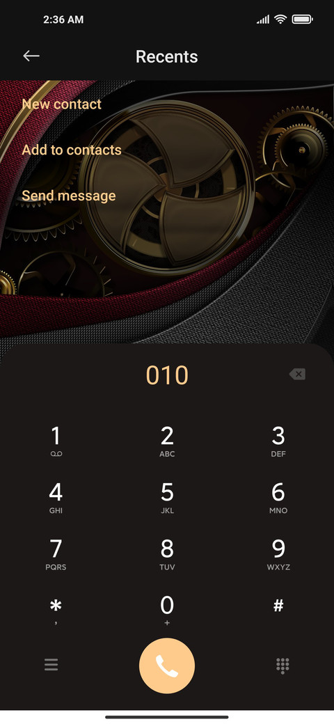 Luxury black gold screenshot