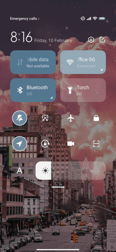 Clear sky screenshot