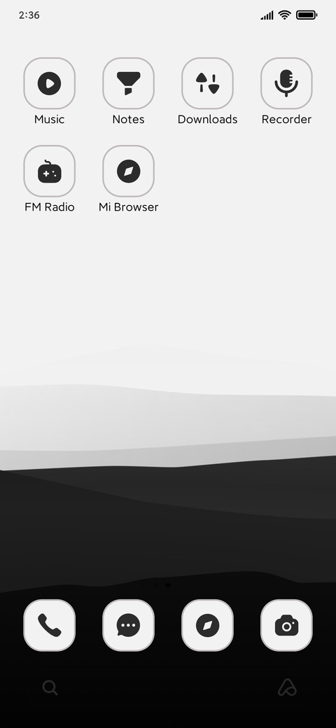 White screenshot