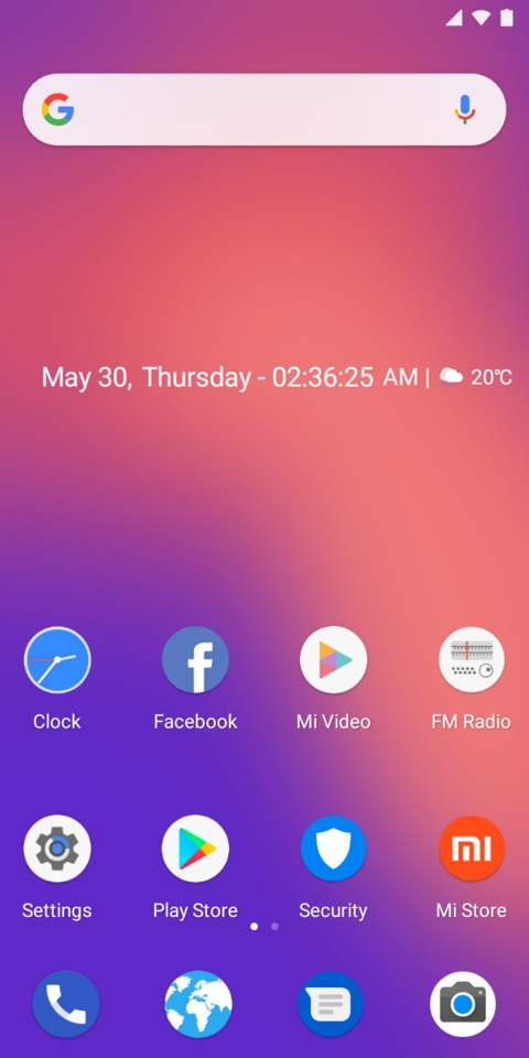 Android Q Notch_DWM19 screenshot