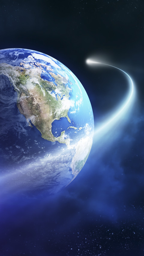 Comet passes The Earth screenshot