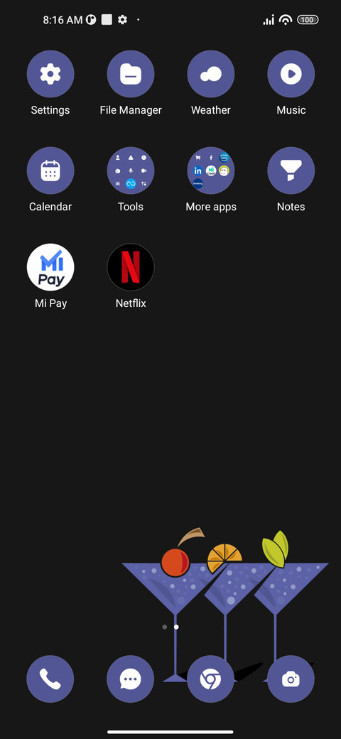 Drinks screenshot