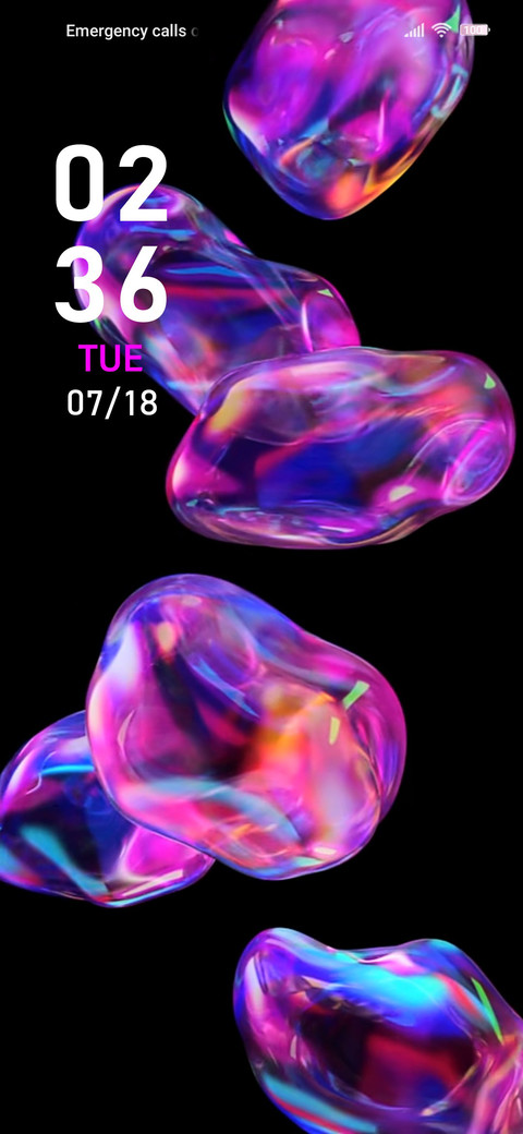 Dancing bubble screenshot