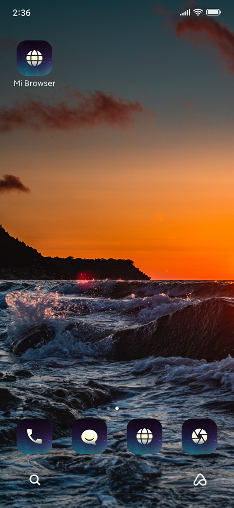Ocean_sunset screenshot